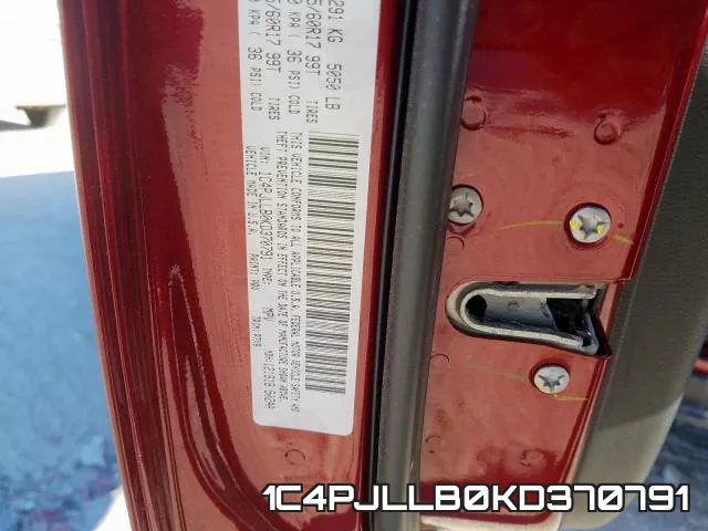 1C4PJLLB0KD370791 фото 2