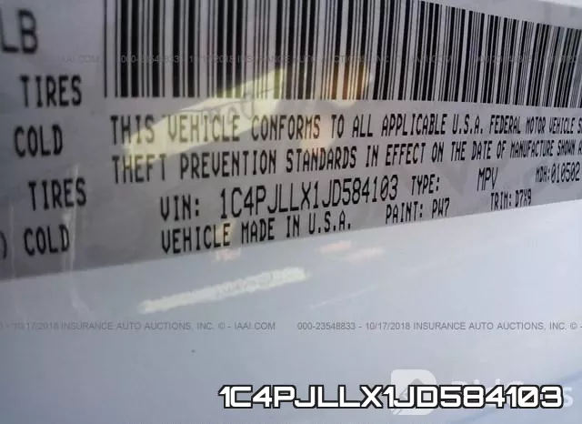1C4PJLLX1JD584103 фото 10