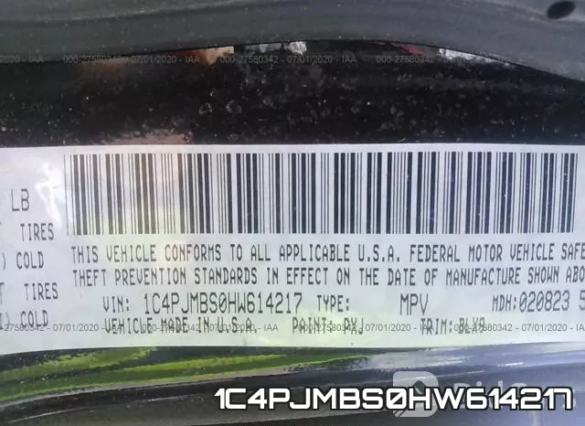 1C4PJMBS0HW614217 фото 10