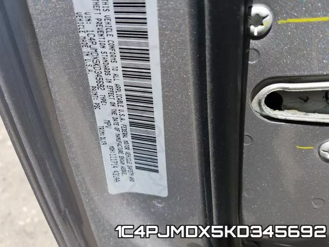 1C4PJMDX5KD345692 фото 2