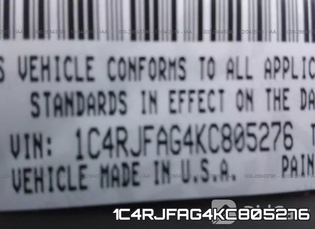 1C4RJFAG4KC805276 фото 10