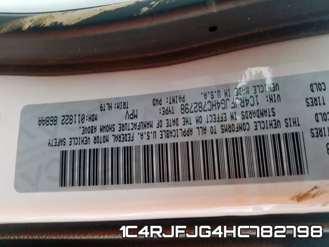 1C4RJFJG4HC782798 фото 2