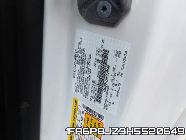 1FA6P8JZ3H5520649 фото 2