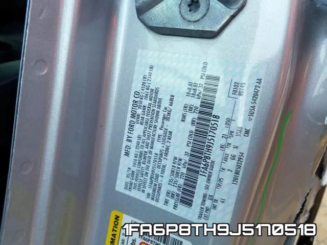 1FA6P8TH9J5170518 фото 2