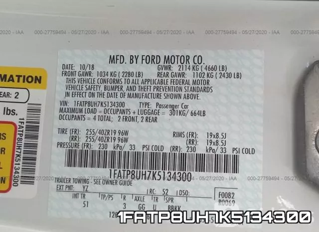 1FATP8UH7K5134300 фото 10