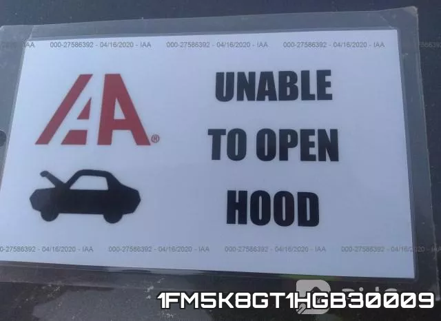 1FM5K8GT1HGB30009 фото 2