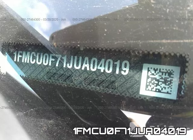1FMCU0F71JUA04019 фото 10