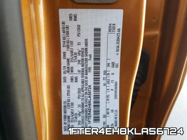 1FTER4EH8KLA56724 фото 2