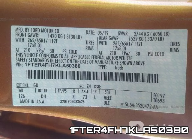 1FTER4FH7KLA50380 фото 10