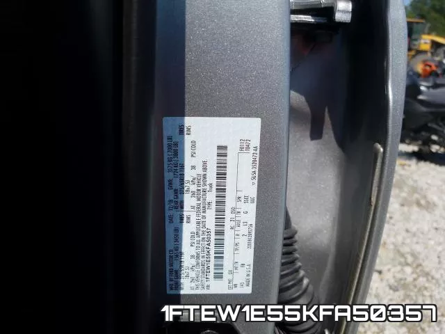 1FTEW1E55KFA50357 фото 2