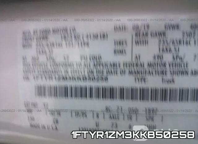 1FTYR1ZM3KKB50258 фото 10