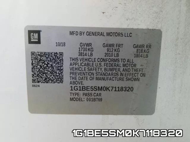 1G1BE5SM0K7118320 фото 2