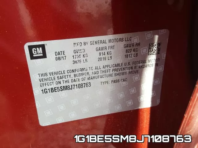 1G1BE5SM8J7108763 фото 2