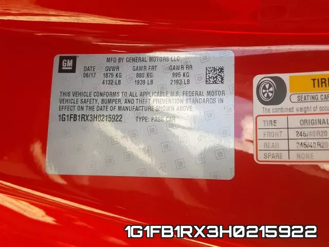 1G1FB1RX3H0215922 фото 2