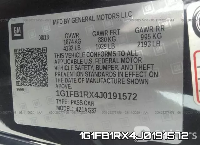 1G1FB1RX4J0191572 фото 10