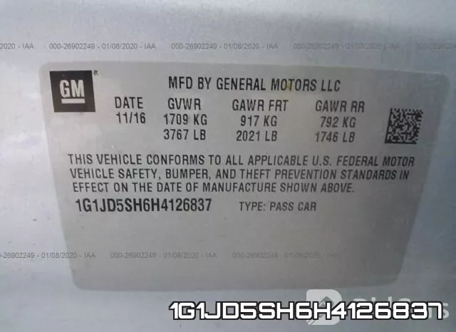 1G1JD5SH6H4126837 фото 10