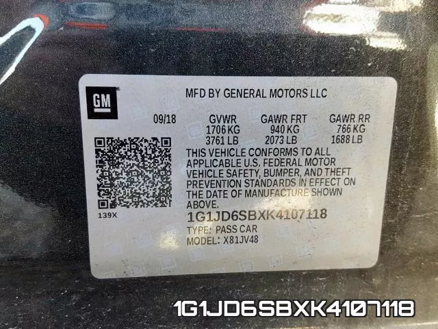 1G1JD6SBXK4107118 фото 2