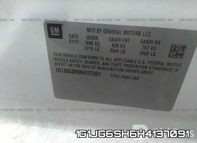 1G1JG6SH6H4137091 фото 10