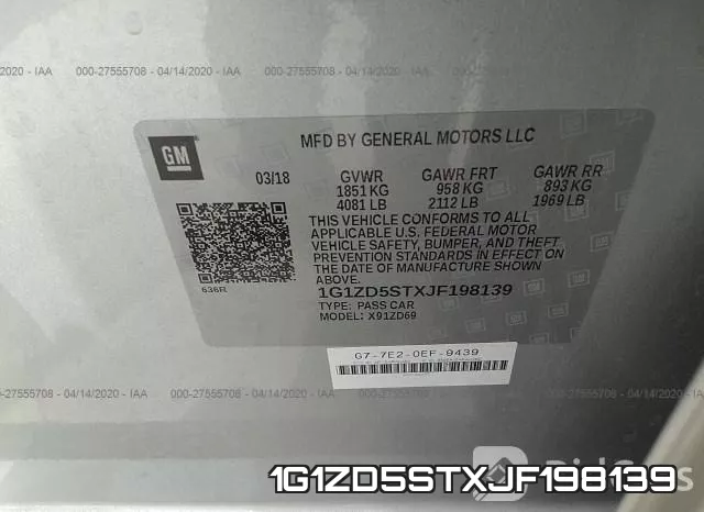 1G1ZD5STXJF198139 фото 10