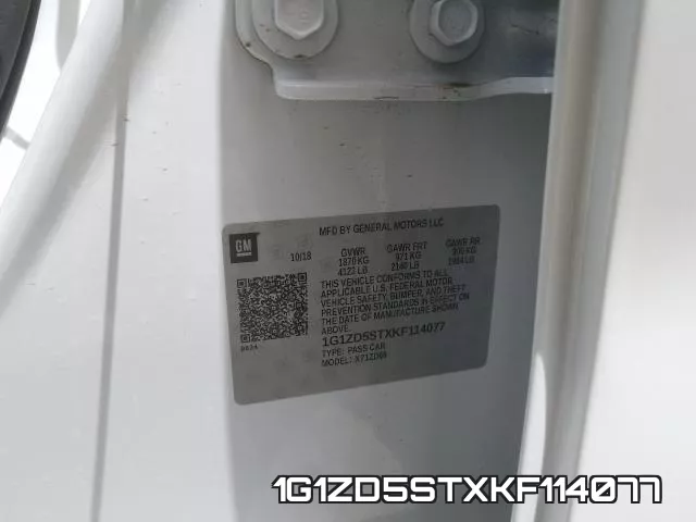 1G1ZD5STXKF114077 фото 2