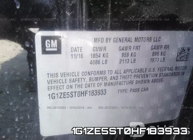 1G1ZE5ST0HF183933 фото 10