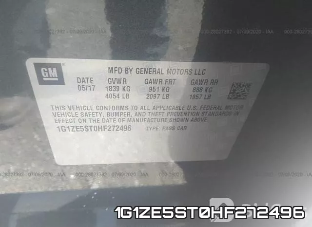 1G1ZE5ST0HF272496 фото 10