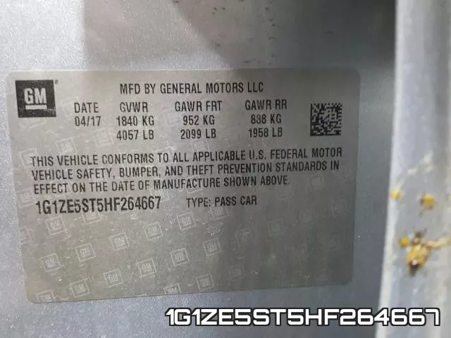 1G1ZE5ST5HF264667 фото 2
