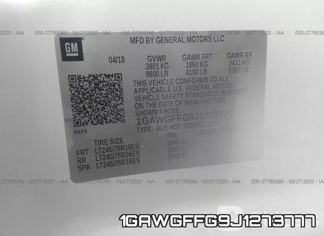 1GAWGFFG9J1273777 фото 10