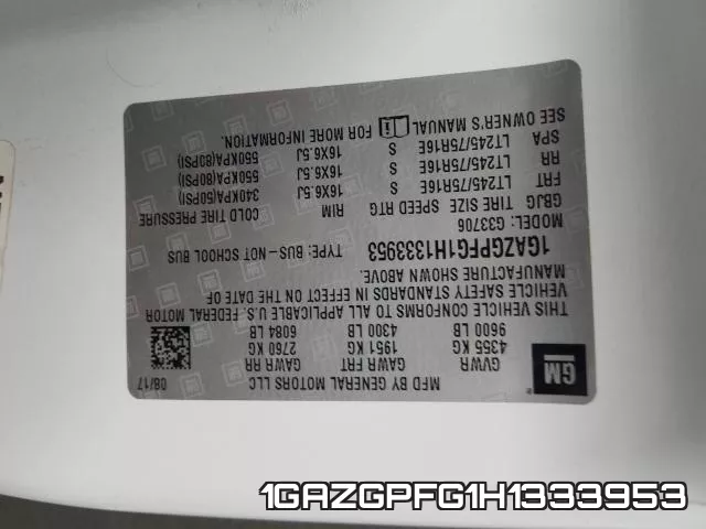 1GAZGPFG1H1333953 фото 2