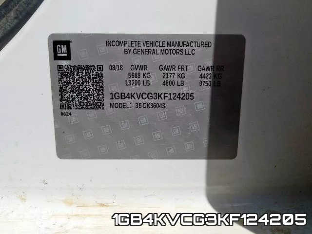 1GB4KVCG3KF124205 фото 2