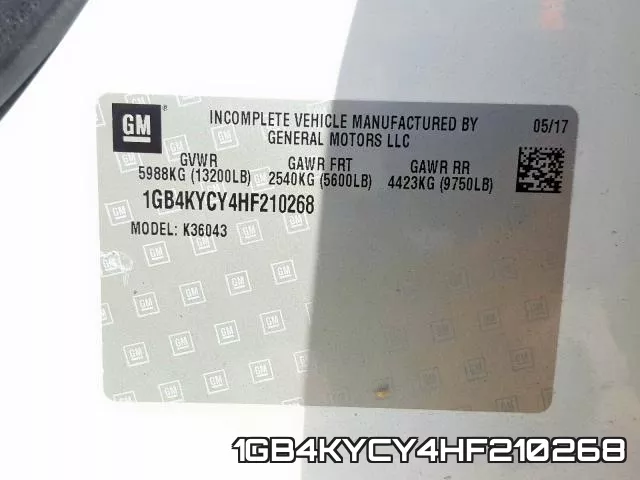 1GB4KYCY4HF210268 фото 2