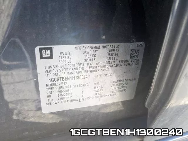 1GCGTBEN1H1300240 фото 2