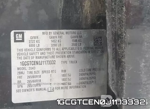 1GCGTCEN0J1173332 фото 10