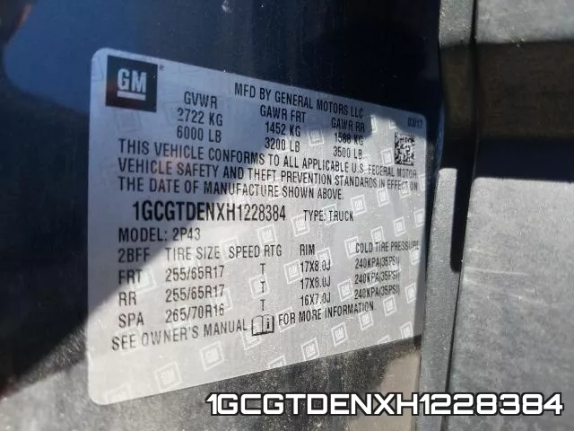 1GCGTDENXH1228384 фото 2