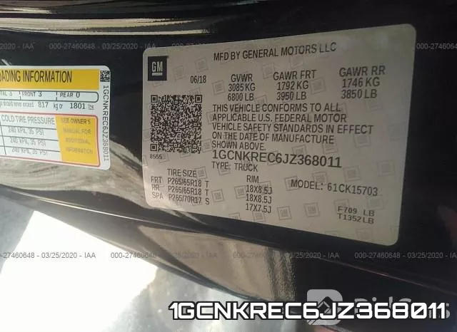 1GCNKREC6JZ368011 фото 10