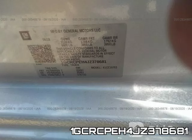 1GCRCPEH4JZ378681 фото 10