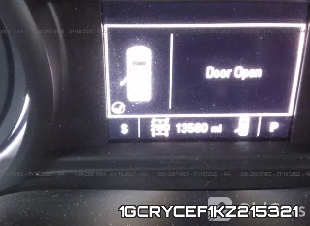 1GCRYCEF1KZ215321 фото 8