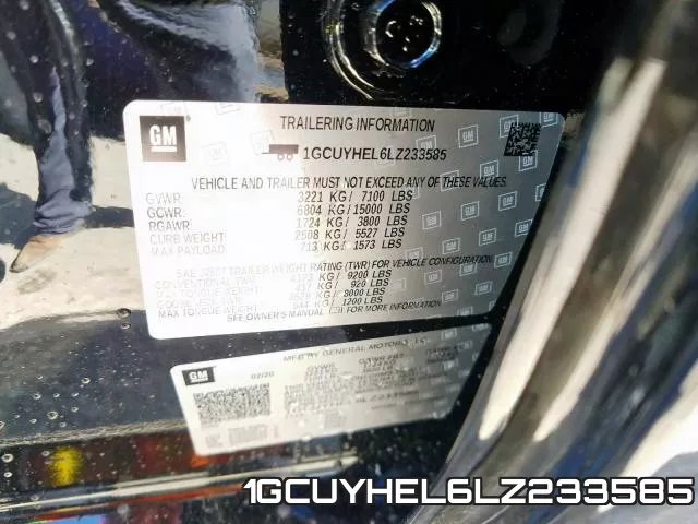 1GCUYHEL6LZ233585 фото 2