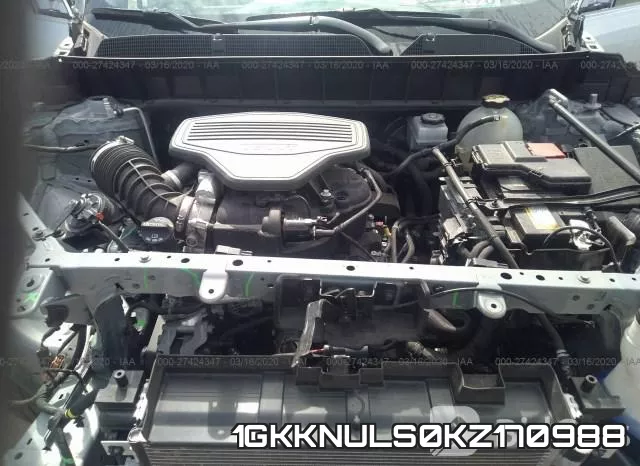 1GKKNULS0KZ170988 фото 2