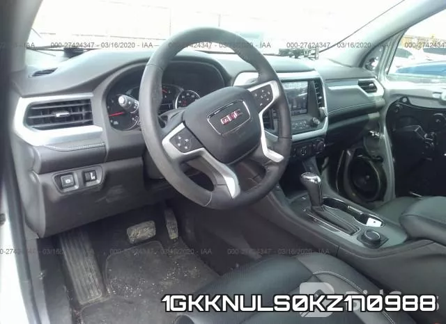 1GKKNULS0KZ170988 фото 6