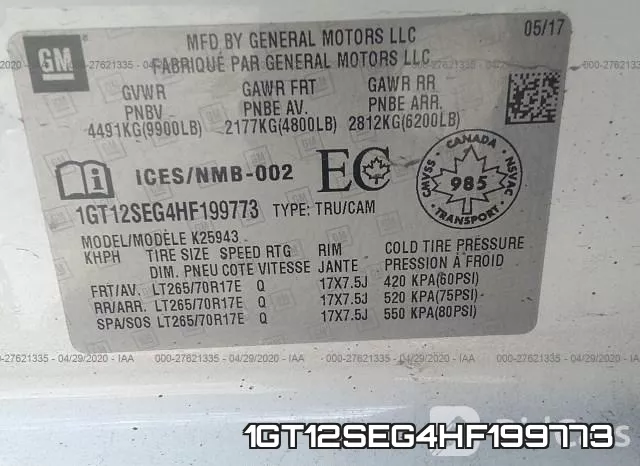 1GT12SEG4HF199773 фото 10