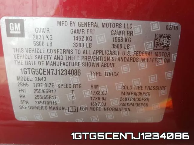 1GTG5CEN7J1234086 фото 2