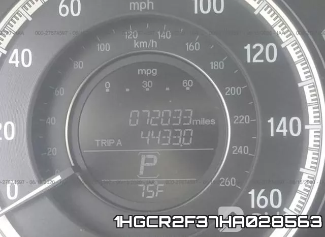 1HGCR2F37HA028563 фото 8