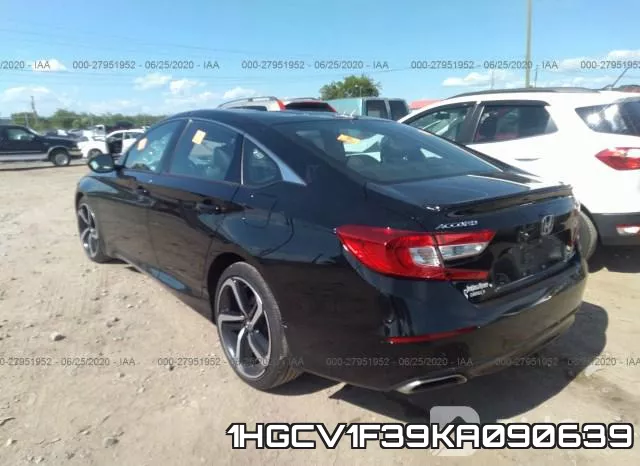 1HGCV1F39KA090639 фото 4