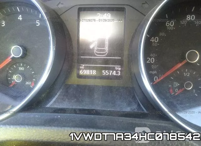 1VWDT7A34HC078542 фото 8