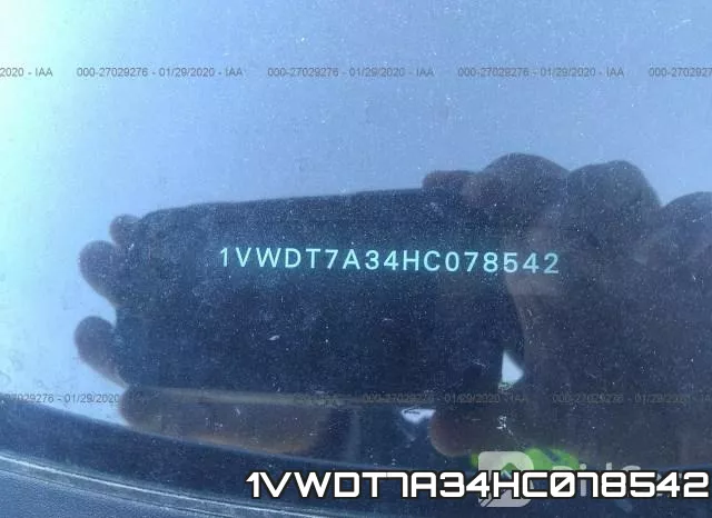 1VWDT7A34HC078542 фото 10