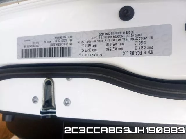 2C3CCABG3JH190883 фото 2