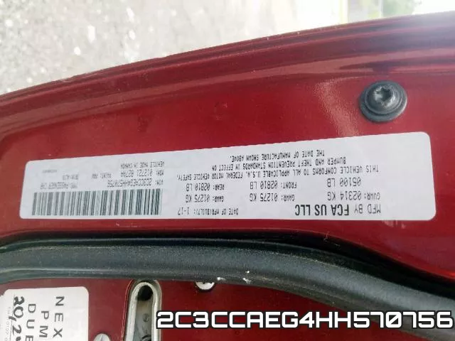 2C3CCAEG4HH570756 фото 2