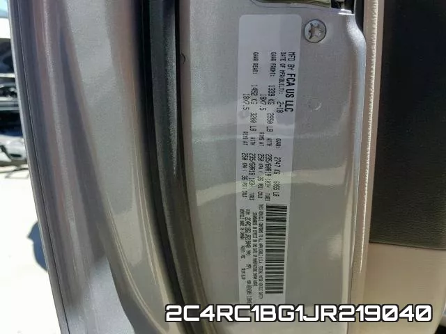 2C4RC1BG1JR219040 фото 2