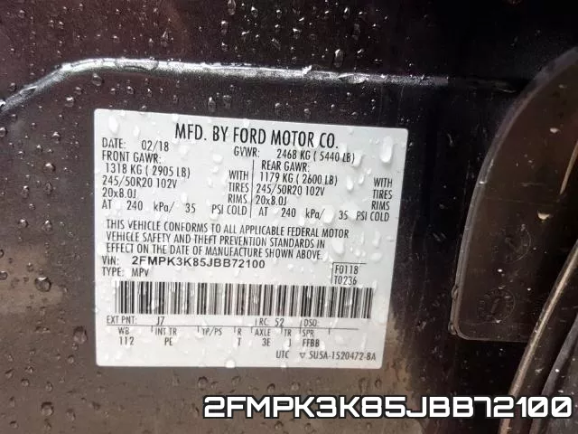 2FMPK3K85JBB72100 фото 2